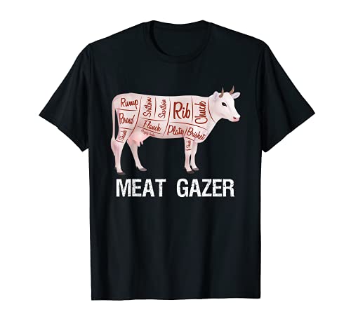 Meat Gazer | Funny BBQ Meat Ketogenic Grilling T-Shirt