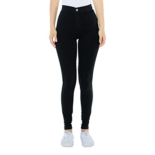 American Apparel Women's The Easy Jean, black, Medium