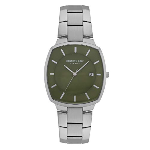 Kenneth Cole New York Men's KC50892009 Classic Analog Display Japanese Quartz Silver Watch