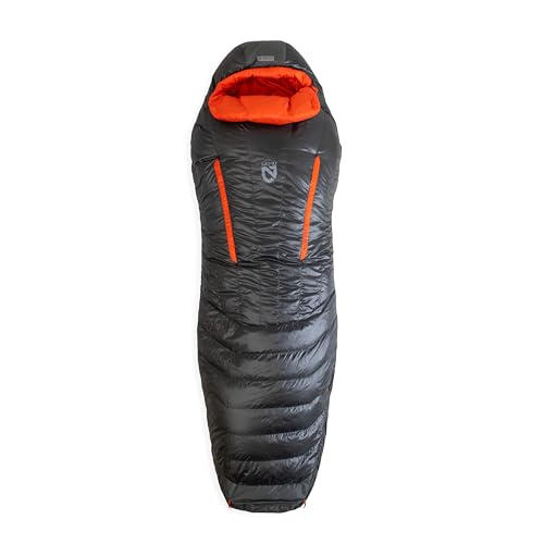 NEMO Men's Riff Endless Promise Down Sleeping Bag 15F °, Goodnight Gray, Regular