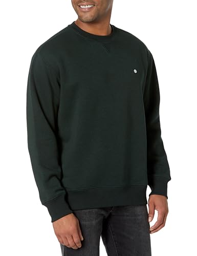 Element Men's Cornell Classic Crew Neck Pullover Sweatshirt, Dark Green