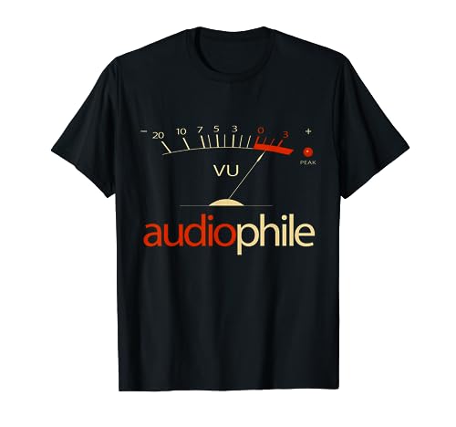 VU Meter Hi-Fi Vintage Stereo Audiophile T-Shirt