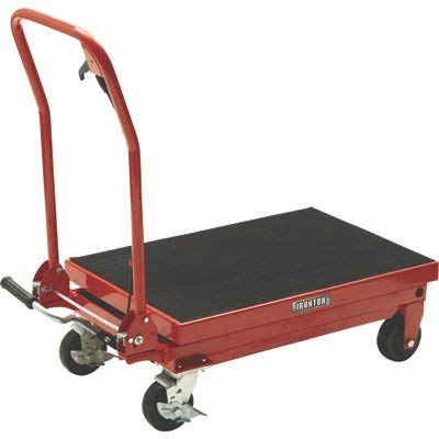 Ironton Hydraulic Table Cart - 1000-Lb. Capacity, 34 3/4in. Lift