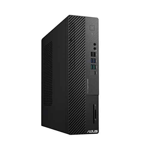 ASUS ExpertCenter D700SD Small Form Factor Desktop PC, Intel Core i5-12400, 16GB DDR4 RAM, 512GB PCIe SSD, TPM, Windows 11 Pro, Black, D700SD-XH504