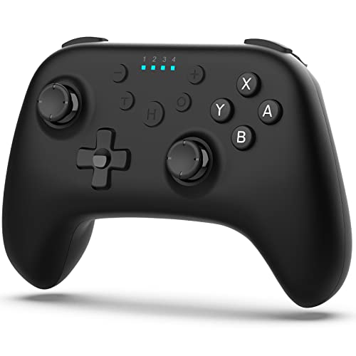 TERIOS Wireless Pro Controller Compatible with Switch,Switch Lite, Premium Joypad for Video Games, 3 Levels of Turbo Speed, Adjustable Vibration Intensity (Black)