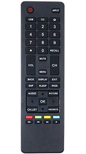 ALLIMITY HTR-A18M Replaced Remote Control Fit for Haier LCD LED TV 24D2000 24D3000 28E2000 32D2000 32D3000 39D3005 40D2500 40E3500 42E3500 48D3500 55D3550 LE50M600M80 LE55F32800 LE55M600M80 LE58F3281