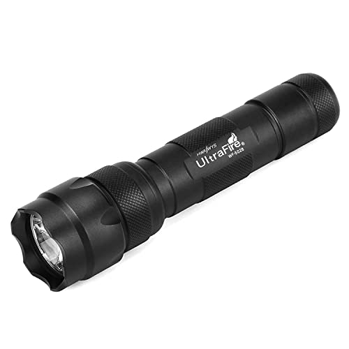 ULTRAFIRE WF-502B Mini LED Flashlight 1000 Lumens Single Mode Tactical EDC Emergency Flashlight Waterproof Small Portable Bright Torch (Battery Not Included)
