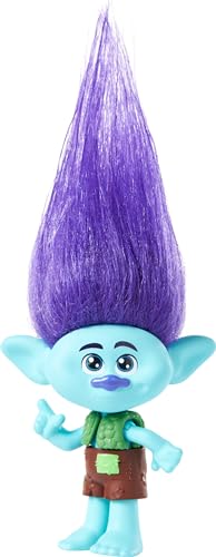 Mattel DreamWorks Trolls Band Together Branch Small Doll with Removable Outfit & Plush Hair, Toys Inspired by The Movie