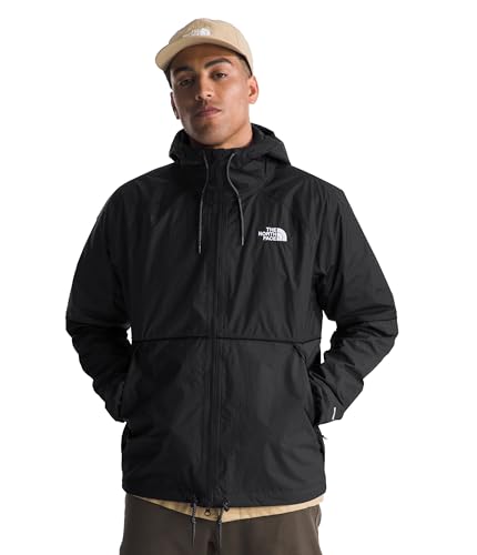 THE NORTH FACE Men's Novelty Antora Rain Hoodie, TNF Black, Large