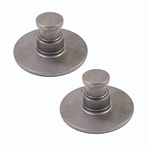 Mytee Products Kingpin Weld On for 5th Wheel Trailer 0.38' Made in USA (2 Pack)