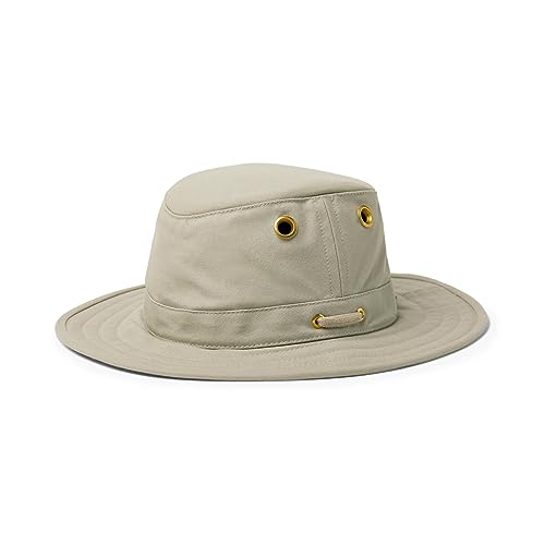 Tilley T5 Unisex Cotton Duck Hat (Khaki, 7 1/8)