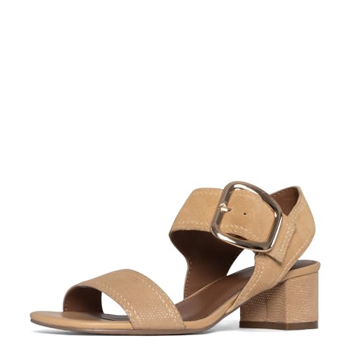 Donald Pliner Women's Day to Night Heeled Sandal, Camel, 9
