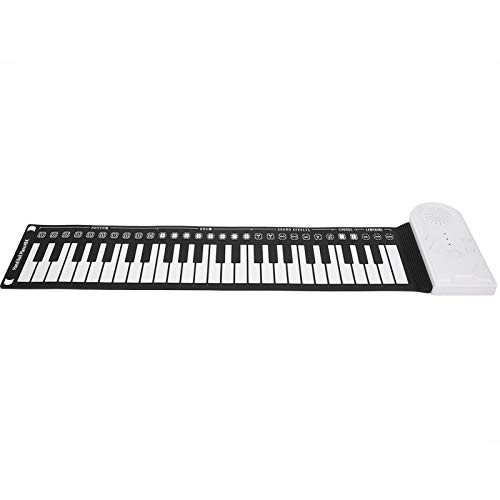 Electric Piano Keyboard, Electric Piano Keyboard 49 Keys Portable Folding USB Rechargeable Beginners Gifts