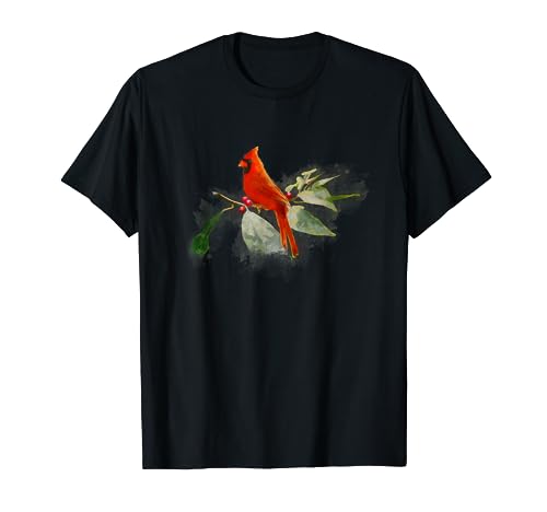 Wild Red Cardinal Bird T-Shirt