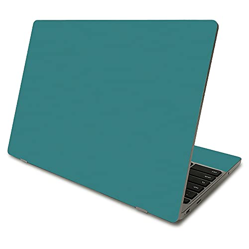 MightySkins Skin Compatible with Samsung Chromebook 4 (2021) 11.6' - Solid Teal | Protective, Durable, and Unique Vinyl Decal wrap Cover | Easy to Apply, Remove, and Change Styles | Made in The USA