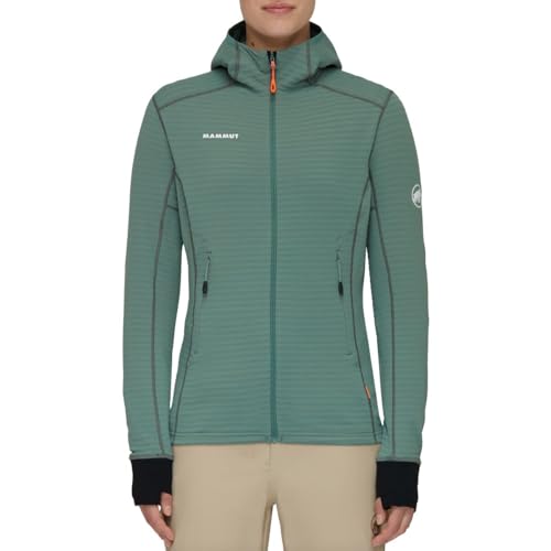 Mammut Taiss Light ML Hooded Jacket - Womens, Dark Jade/Black, Small, 1014-04540-40242-113