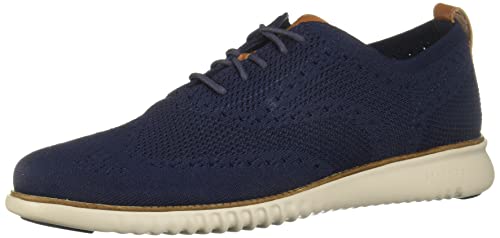 COLE HAAN Mens 2.Zerogrand Stitchlite Oxford, Marine Blue/Vapor Grey, 10-M US