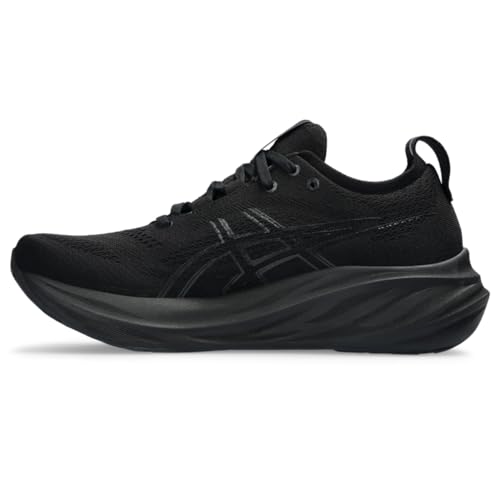 ASICS Men's GEL-NIMBUS 26 Running Shoe, 11, BLACK/BLACK