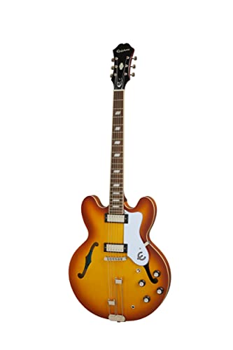 Epiphone Riviera Semi Hollowbody Archtop, Royal Tan