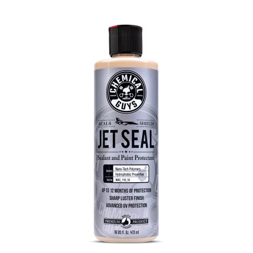 Chemical Guys WAC_118_16 JetSeal Anti-Corrosion Sealant and Paint Protectant, Safe for Cars, Trucks, SUVs, Motorcycles, RVs & More, (16 fl oz), White