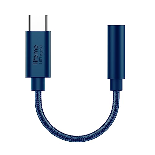 Meizu LifemeHIFI Audio D/A Converter Headphone Amplifier,USB C to 3.5mm Headphone Jack Adapter Compatible 20 18 Pro Samsung S23 iPad Pro Pixel 6 (LifmeHIFI Audio)