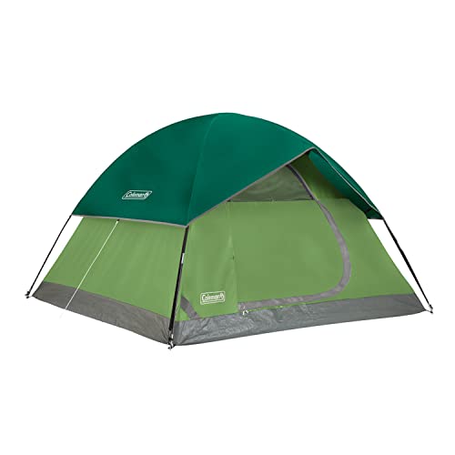 Coleman Sundome Camping Tent, 2/3/4/6 Person Dome Tent with Snag-Free Poles for Easy Setup in Under 10 Mins, Included Rainfly Blocks Wind & Rain, Tent for Camping, Festivals, Backyard, Sleepovers
