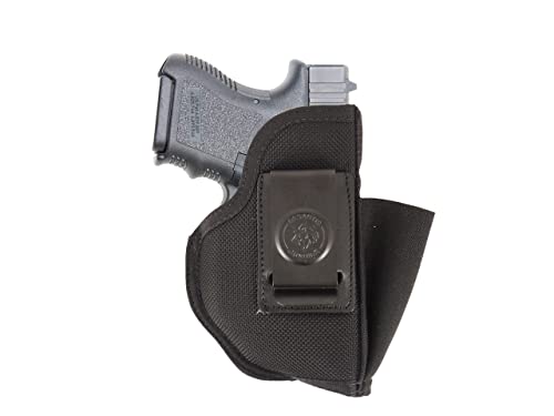 DeSantis Pro Stealth, Inside The Waistband Gun Holster, Padded Ballistic Nylon, Handcrafted Concealed Carry Holster, Fits Glock 26/27/29/30/33/36 Guns, Ambidextrous, Black