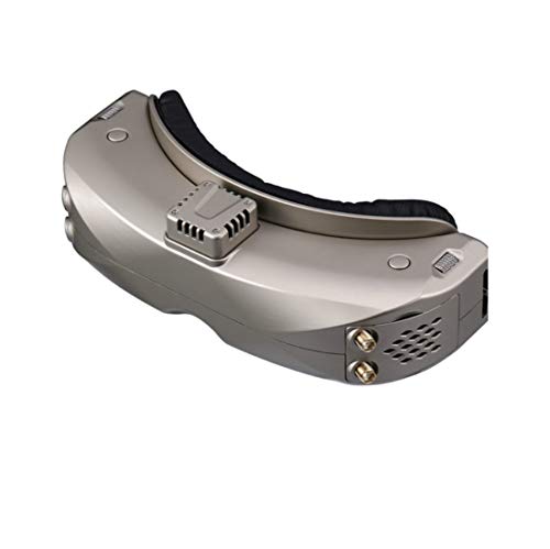 SKYZONE SKY04X OLED 5.8G 48CH Steadyview Receiver 1280960 DVR FPV Goggles Focus Adjust with Head Tracker Fan for RC Airplane FPV Racing Drone Support OSD (Grey)