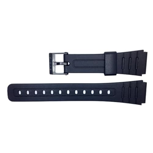 Casio Black Resin Watch Strap 18 mm F-105W, F-91W, Resin, 0, Resin, 0
