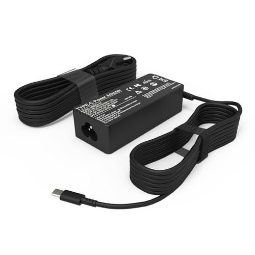 65W 60W USB Type C Charger for Dell Latitude 5420 5520 7420 5530 7430 5430 5540 7440 5440 7410 5320 7320 for Dell Chromebook 3100 3110 2 in 1 XPS 13 Plus 9320 LA65NM190 HA65NM190 AC Power Adapter