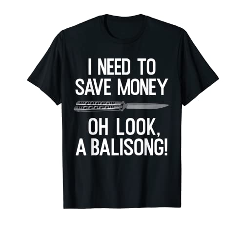 Balisong Flipper Knife Collector Funny Butterfly Knife Lover T-Shirt