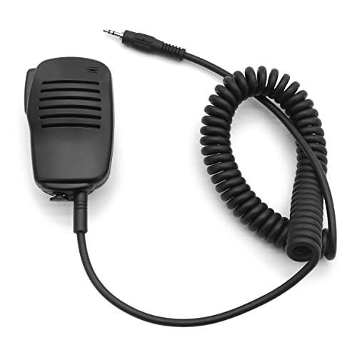 NEWASHAN Hand Microphone for Cobra microTalk Radio ACXT345 ACXT545 CX112 CX190 CX1035R FLT CXT645 CXY900 PX655 RX380 RX385 Walkie Talkie Shoulder Lapel Speaker Mic with Clip Audio Jack Straight 1-pin