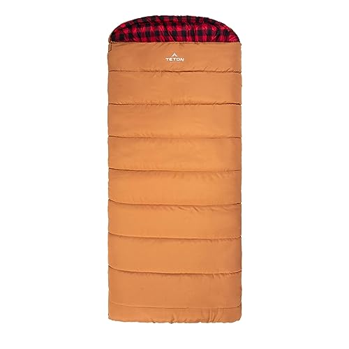 TETON Sports Bridger Canvas Sleeping Bags – Finally, stay warm camping; For Adults and built to last