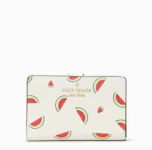 Kate Spade Staci Watermelon Party Medium Compact Bifold Wallet