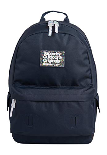 Superdry Womens Pixie Dust Montana Rucksack, Main Zipped Compartment Dark Navy Size One Size