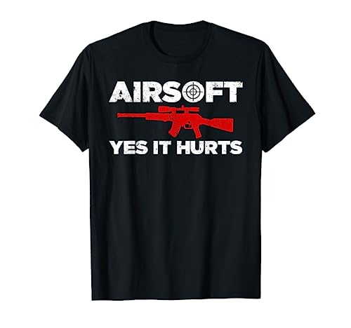 Funny Airsoft Art For Men Women Paintball Combat Sport T-Shirt