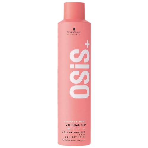 OSiS+ Volume Up Booster Spray, 8.9 oz – Lightweight Flexible Style Control – Textured Volume with Natural Movement and Feel – Volumizing Hair Spray