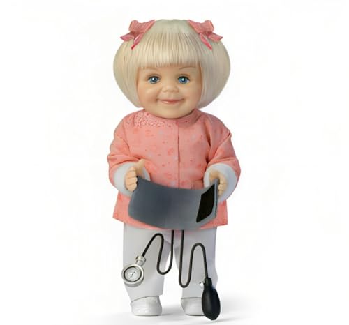 The Ashton - Drake Galleries Nurses Can Handle Press The Nurse’s RX Love & Laughter Issue #7 Hand Painted with Lifelike Details Collectible Doll by Cheryl Hill 5.5-inches