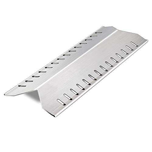 Grill Heat Plates Gas BBQ Parts Replacement for Broil-Mate 24025HNT, Master Forge 30030MSF, Huntington 6301-24, 19 9/16” Stainless Steel Repair Kit Grill Heat Shield Tent, Burner Cover, Flame Tamer