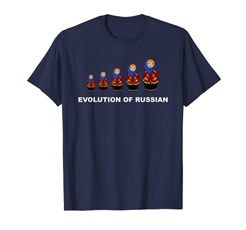 Evolution of Russian | Funny Russian T Shirts
