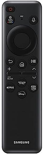 Samsung BN59-01432A OEM Replacement Voice Remote with Solar Cells - for Select 2023 8K Neo QLED Smart TVs - Black (Renewed)