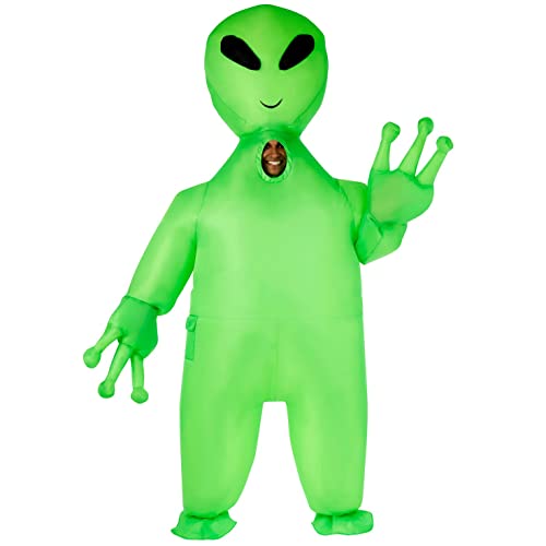 Morph Alien Inflatable Costume Adult, Blow Up Alien Costume Adult, Mens Inflatable Alien Costume, Alien Blow Up Costume