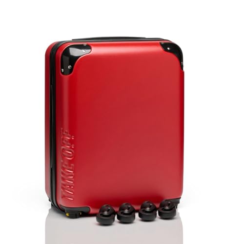 Take OFF Luggage 18 Inch Personal Item Removable Wheels Suitcase 2.0 Converts from Carry-On into Under the Seat Luggage and fits Sizers 18x14x8 Inches