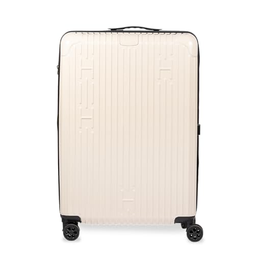 Hotel Collection - Hardside Expandable Check-In Luggage - 28 Inch Luggage with Spinner Wheels - Portable USB Charger - Built-In Digital Weight Scale & GPS Tracker - TSA-Approved Lock - Champagne