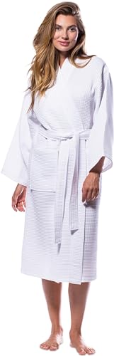 Turquaz Robes For Women Lightweight Unisex Waffle Kimono Bathrobe Mothers day Gifts