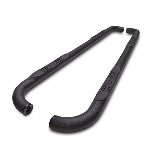 TAC Side Steps Running Boards Fit 2009-2018 RAM 1500 Crew Cab|2019-2023 RAM 1500 Classic Crew Cab|2010-2024 RAM 2500/3500/4500/5500 Crew Cab Truck Pickup 3” Texture Black Nerf Bars 2Pcs