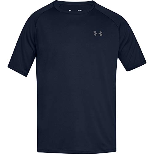 Under Armour mens Tech 2.0 Short-Sleeve T-Shirt , Academy Blue (408)/Graphite , XX-Large
