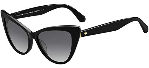 Kate Spade New York Women's Karina/S Cat Eye Sunglasses, Black, 56mm, 17mm