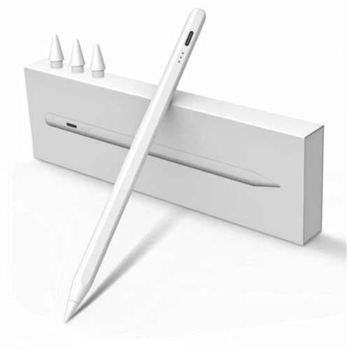 Stylus Pen for iPad, Apple Pencil W/Palm Rejection&Tilt, 13 Mins Fast Charge, MEKO iPad Pencil for iPad 6-10,iPad Pro11/12.9'/M4,iPad Air3/4/5/M2,iPad Mini5/6