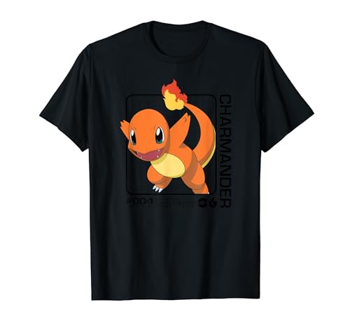 Pokémon - Charmander Stats T-Shirt
